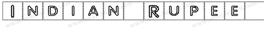 Indian Rupee 字体转换